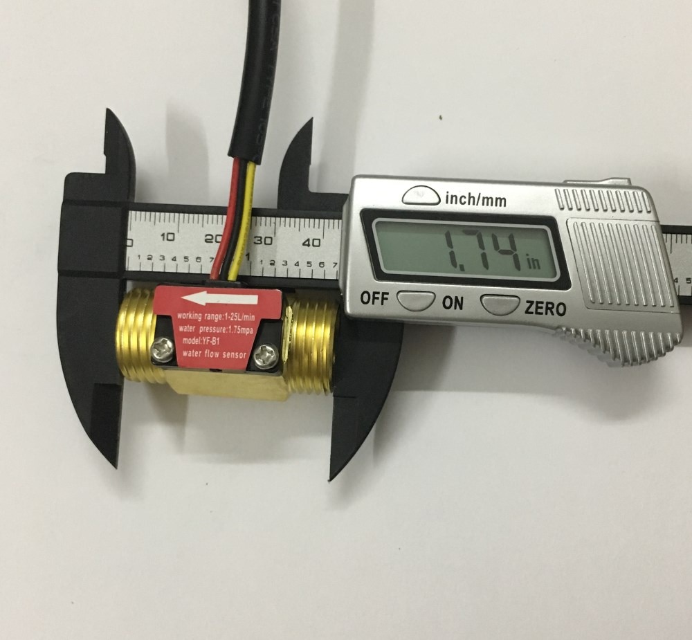 G1/2 Inch Water Flow Hall Sensor Flow Meter For Industrial turbine flowmeter water brass flow sensor