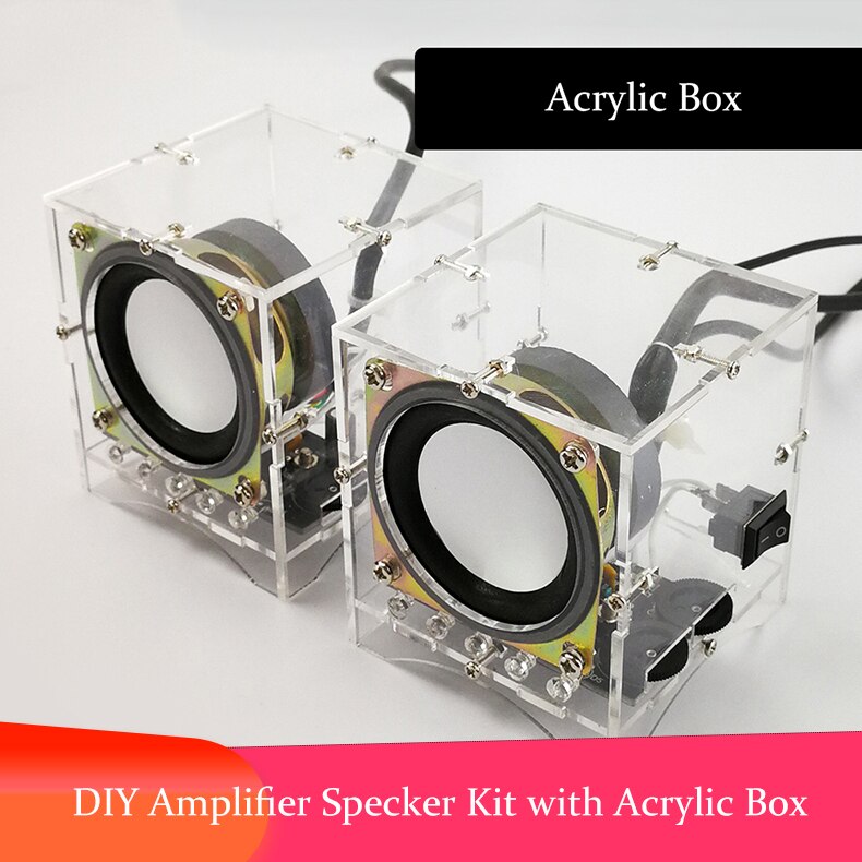Funny DIY Housing Mini 3W Speaker Computer Audio 8002 Music Chip Amplifier Speaker Phone