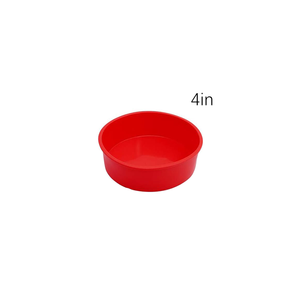 4 6 8 Inch Round Cake Pans Silicone Molds for Baking Layer Cakes Cheese Chiffon Rainbow Cake Baking Pans: SKY BLUE