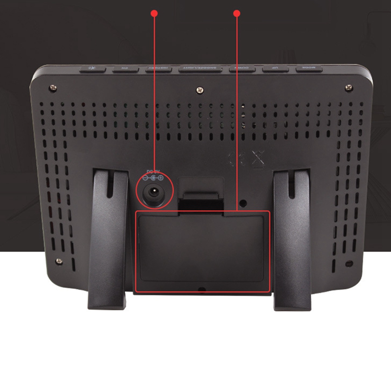 Weather Station With Outdoor Sensor,Wireless Weather Station,Digital Thermometer With Digital Alarm Clock,Hygrometer