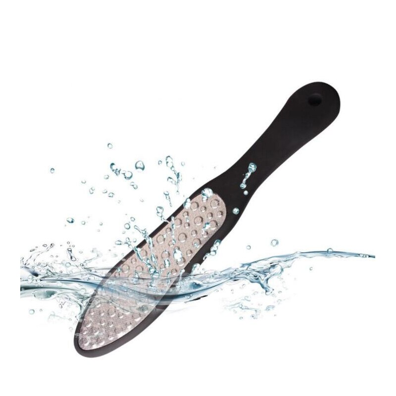 Dubbelzijdig Rvs Dubbelzijdig Voetrasp Hak File Harde Dode Huid Eelt Remover Exfoliërende Pedicure Care tool