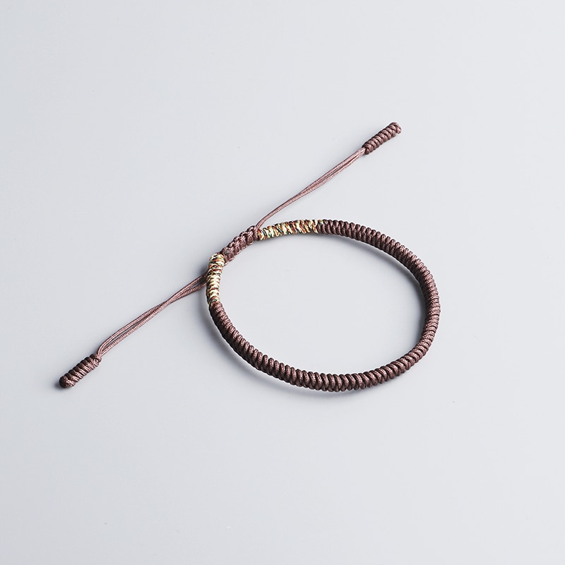 Tibetaanse Boeddhistische Handgemaakte Lucky Touw Armband Mannen Tibetaanse Boeddhistische Knopen Size Verstelbare Armband Voor Vrouwen