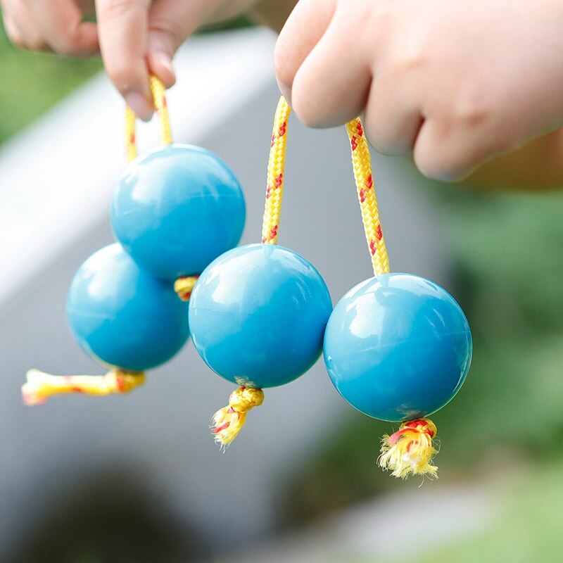 2 stk plast sandhammer maracas æg baby barn legetøj orff tidlige uddannelsesmæssige musikalske legetøj blå farve