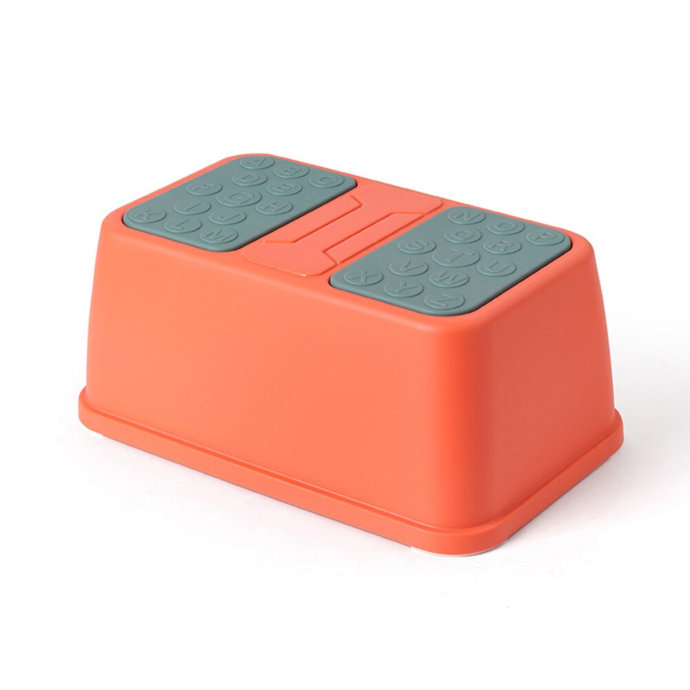 Multi-Function Step Stool Anti-Slip Thicken Footstool Single/Double Layers Stool for Kids Children Health99: Red Monolayer