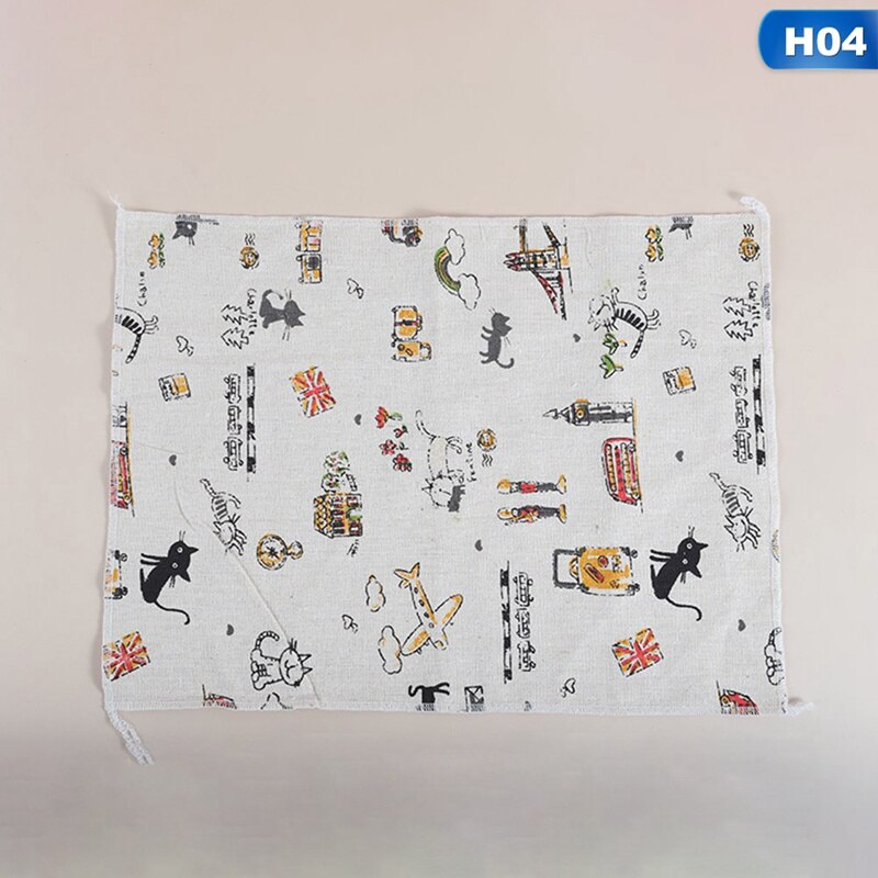 Small 30x40cm Plaid Table Mat Placemat Napkins Food Photography Nordic Photo Background Cloth Photography Shooting Props: 04