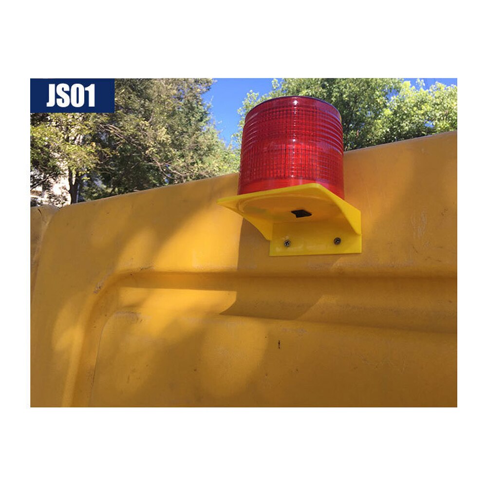 Solar Warning Lights 4pcs Leds Red Solar-powered Warning Lamps Obstruction Lamp/ Beacon Light/ Traffic Warning