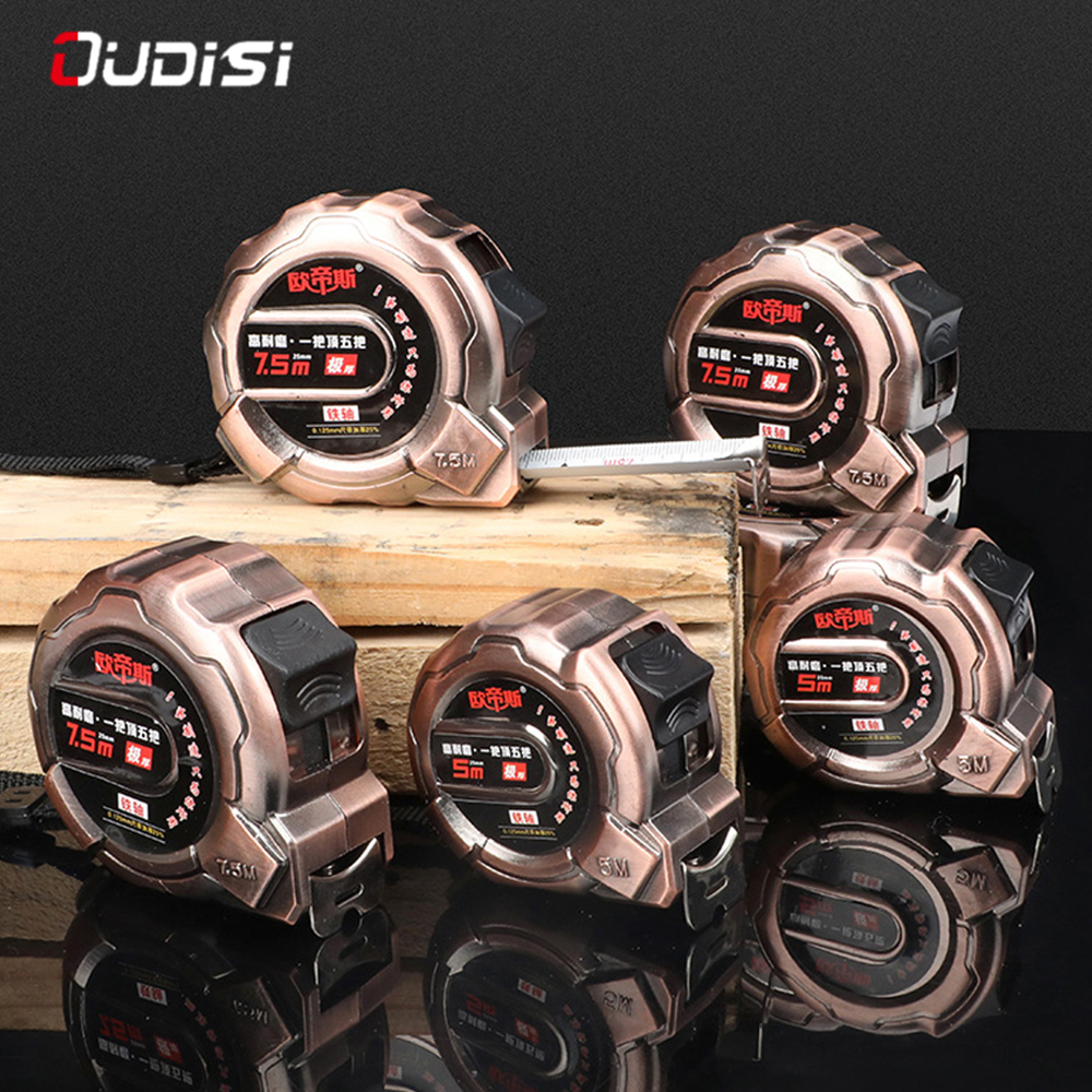 Portable tape measure 3/5/7.5/10m steel tape measure nylon resistance to fall waterproof distance measuring tape measuring tool