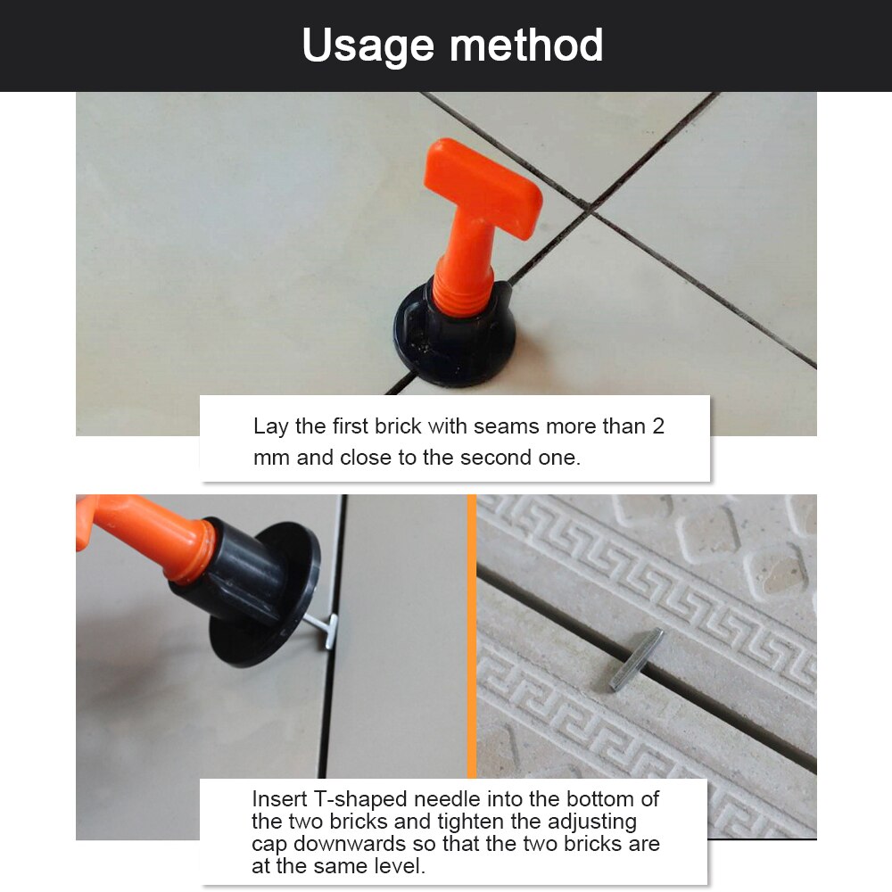 50PC/set Tile Leveling System Level Wedges Tile Sp... – Grandado