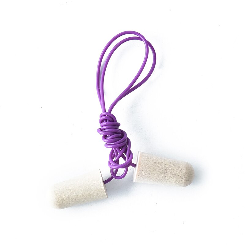 1 paar zachte, lichte schuim oordopjes, beschermers, oordopjes, 5 kleuren