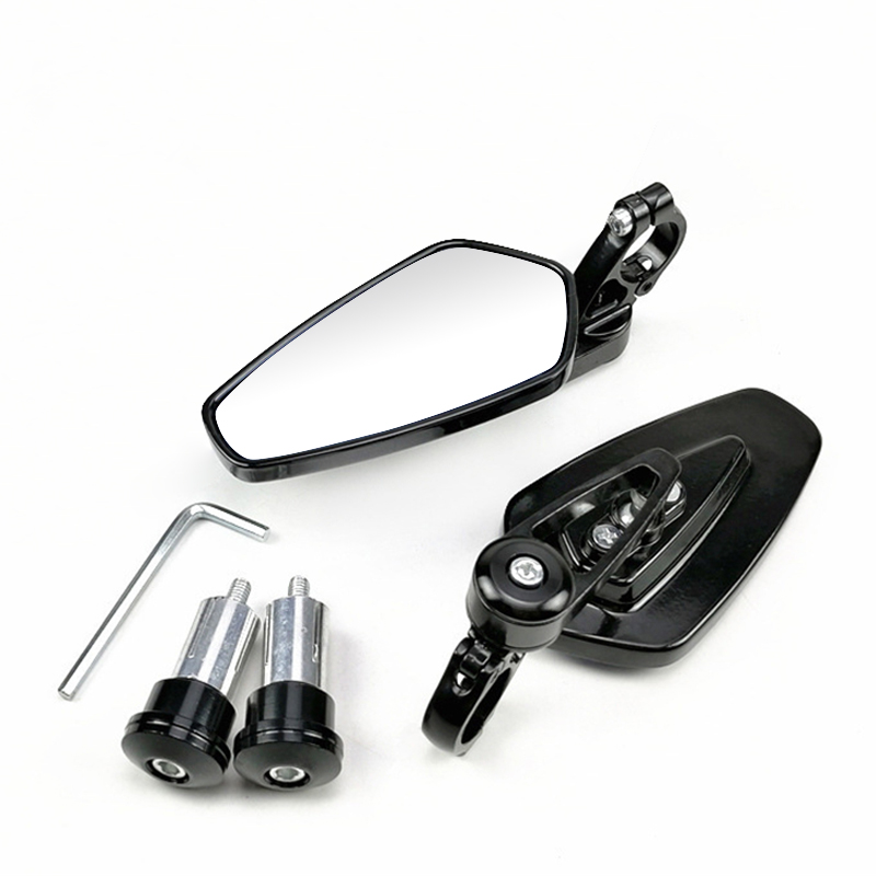 EAFC 1 paio 7/8 "22mm specchietti retrovisori moto universale Scooter Bar End manubrio specchio specchietto retrovisore accessori