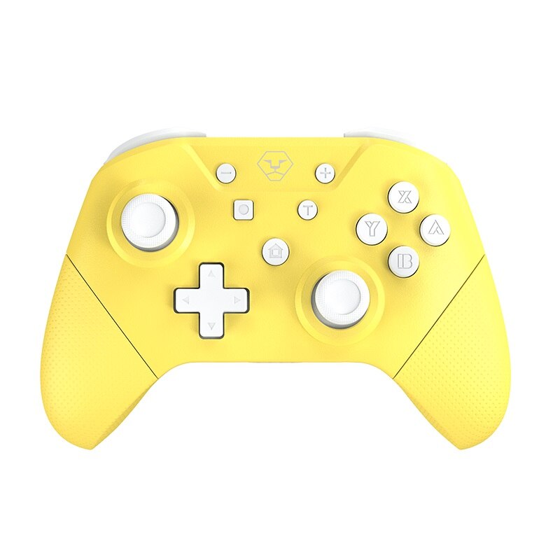 Draadloze Bluetooth Pro Gamepad Voor N-Schakelaar Ns-Switch Console Draadloze Gamepad Video Game Usb Joystick Schakelaar Pro controller: white yellow