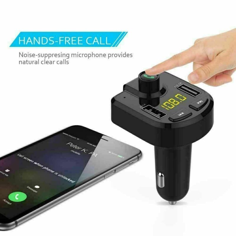Auto FM Transmitter Bluetooth Auto Set FM Transmitter Radio MP3 Player USB Ladegerät Drahtlose Freihändige