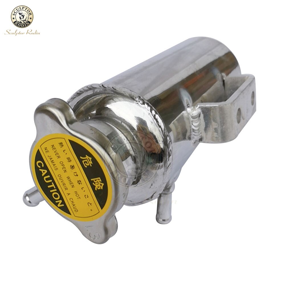 Universal 350mL Oil Catch Can Tank Car Radiator Water Coolant Tank Aluminum Catch Bottle Overflow Reservoir