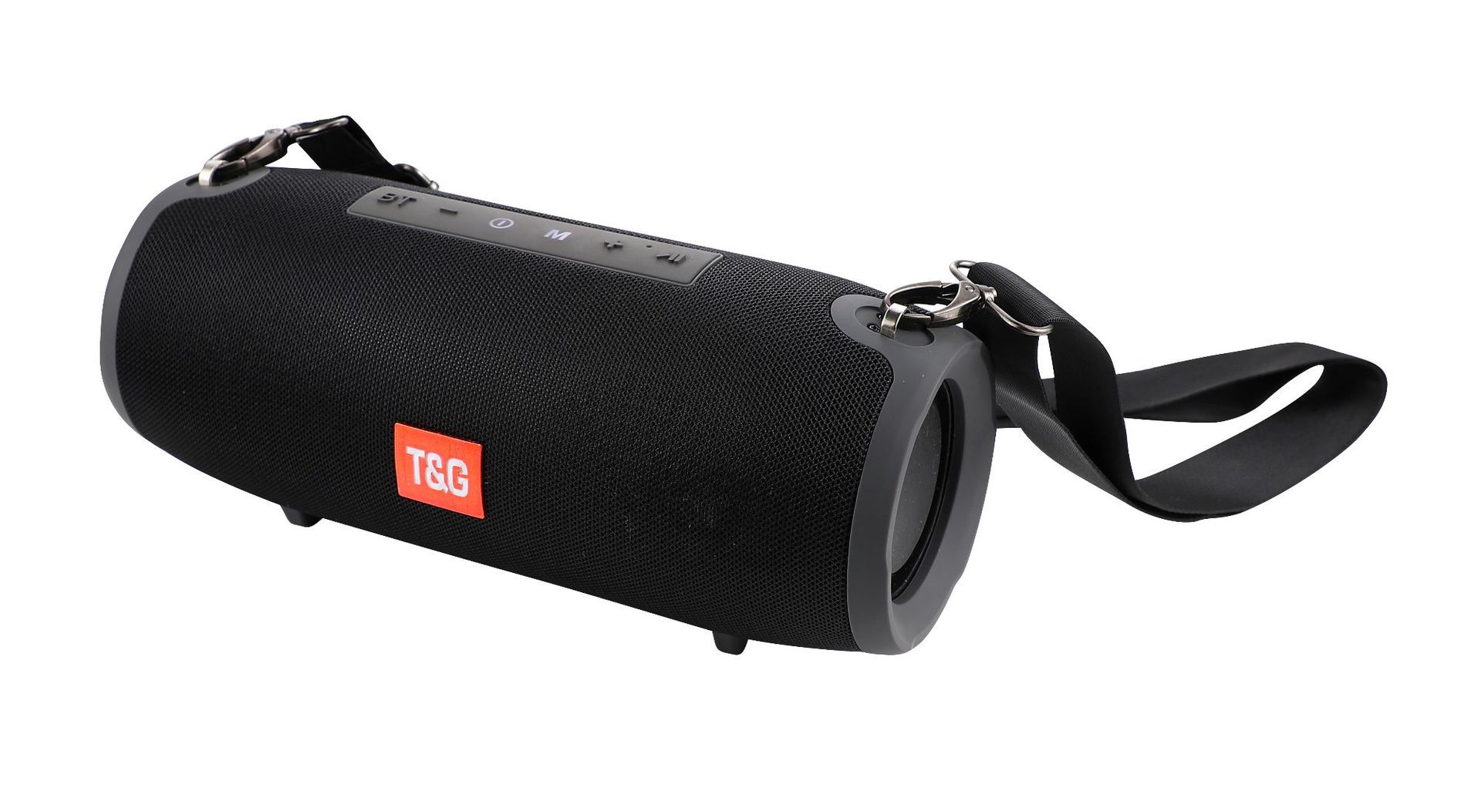 TG118 Big Extream Altavoz Bluetooth Estéreo subwoofer Boom Box Hifi Super 2*10W caja de sonido con 3600 mAh amplificador al aire libre: Black
