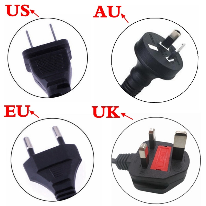 36V Charger RCA 10mm Plug Lotus Connector Output 42V 2A Powerboard Lithium Battery Charge