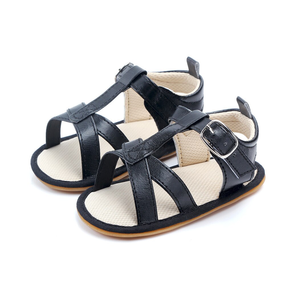 Summer Baby Boys Shoes Soft Toddle Boy Sandals Leather Breathable Hollow Out Baby Slippers Prewalker Sandal Shoes Beach