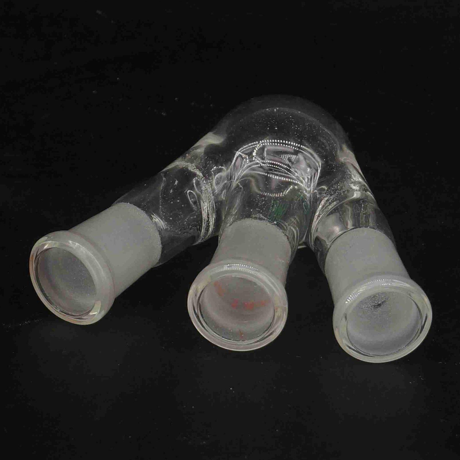 10ml 14/23 Central Branch Joint GG17 Glass 3 Necks Flask Round Bottom Laboratory