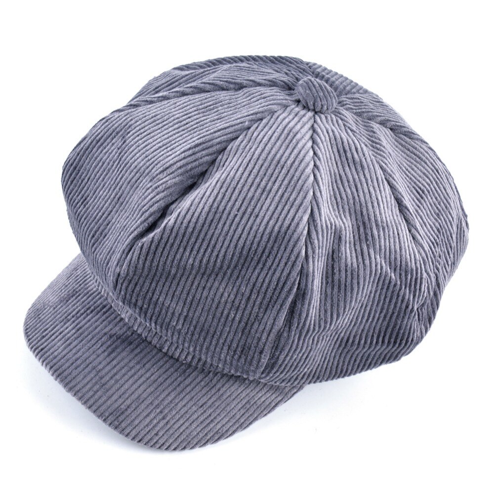 Tqmsmy unisex ottekantet hat mænd efterår corduroy stof gorras planas mænds newsboy cap kvinder ensfarvet hatte til mænd baretter