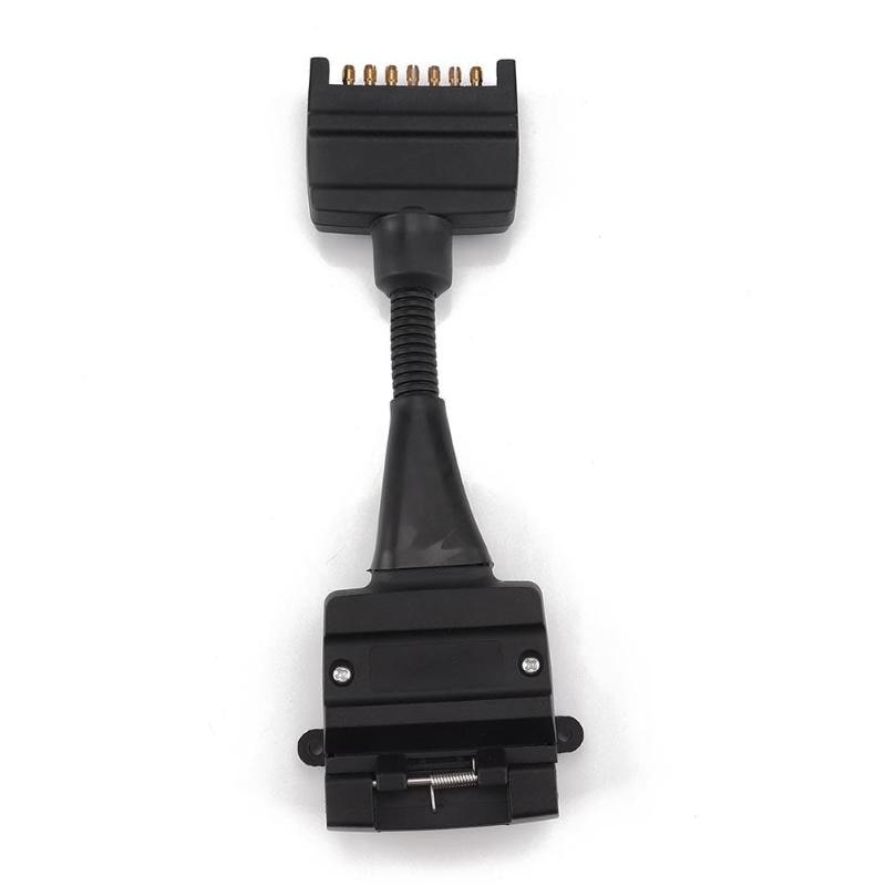 12V Car Trailer Adapter Light Connector 12 Pin Flat Female Socket to 7 Pin Flat Male Plug Australia RV trucksemi-trailer shipcar
