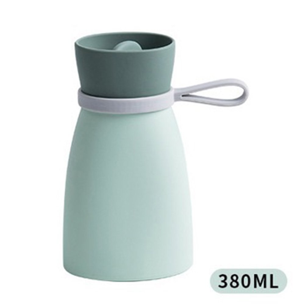 Microwave Heating Silicone Water Bottle Water Injection Hand Warmer Stomach Microwave Oven Heating: Green / small