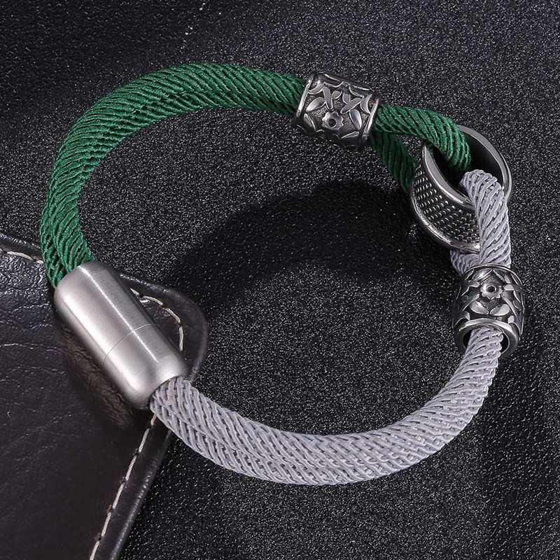 Trendy Handgemachte Milan Seil Einfache Armband Männer Frauen Glück Schnur Armband Hand Jewerly für Freund Freundin SP1100