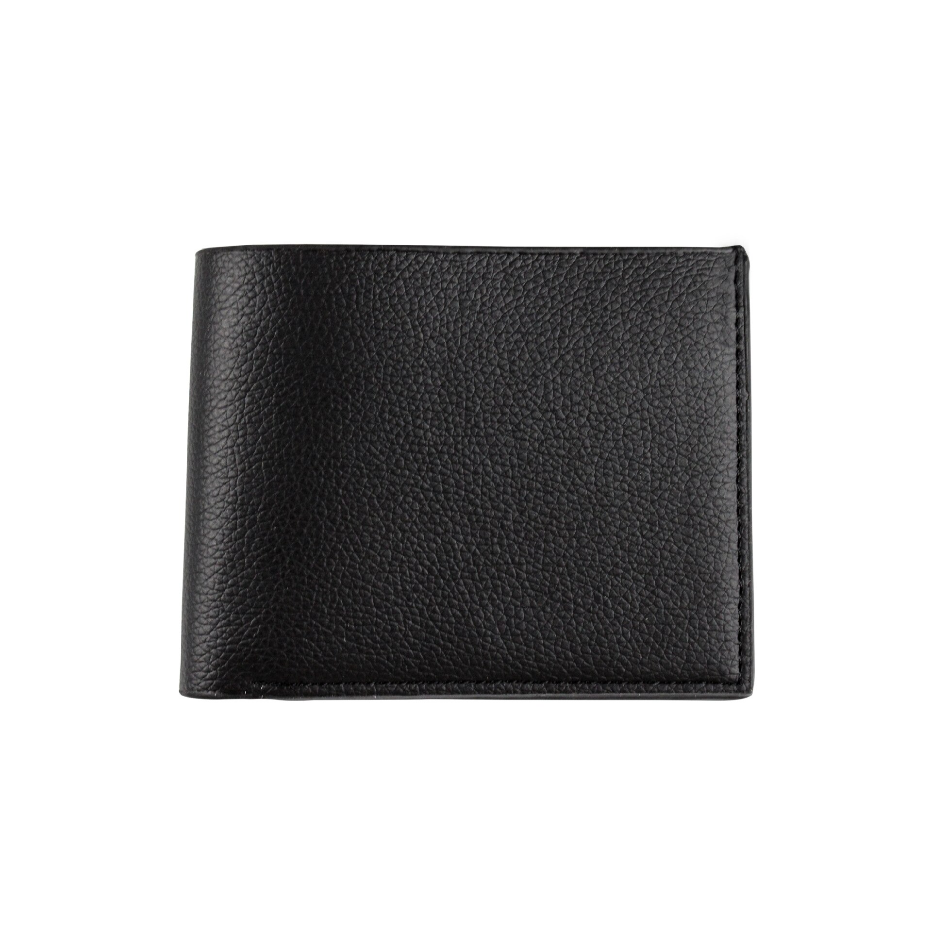 Wallet Men's Cross Flame-Treated Leather Supply Booth Goods Wallet: Black