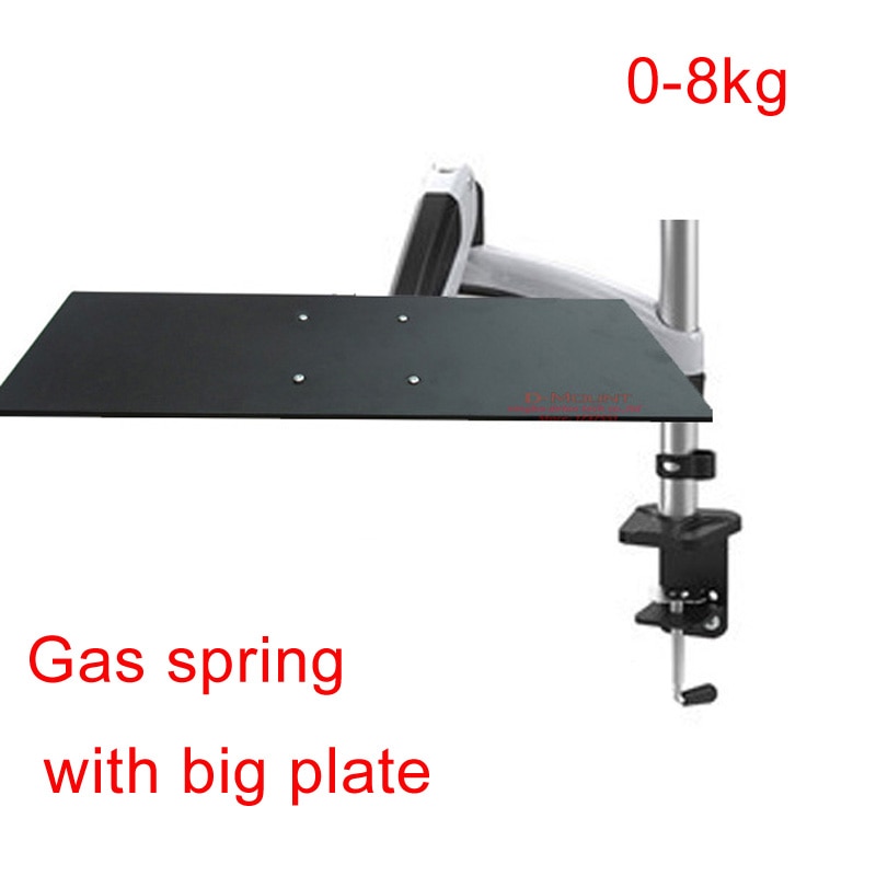 DL-GM112KY Aluminium 27 zoll 0-8kg 360 drehen klemm luft drücken Gas Strebe Gas frühling tastatur montieren mit maus Laptop Schreibtisch Halfter