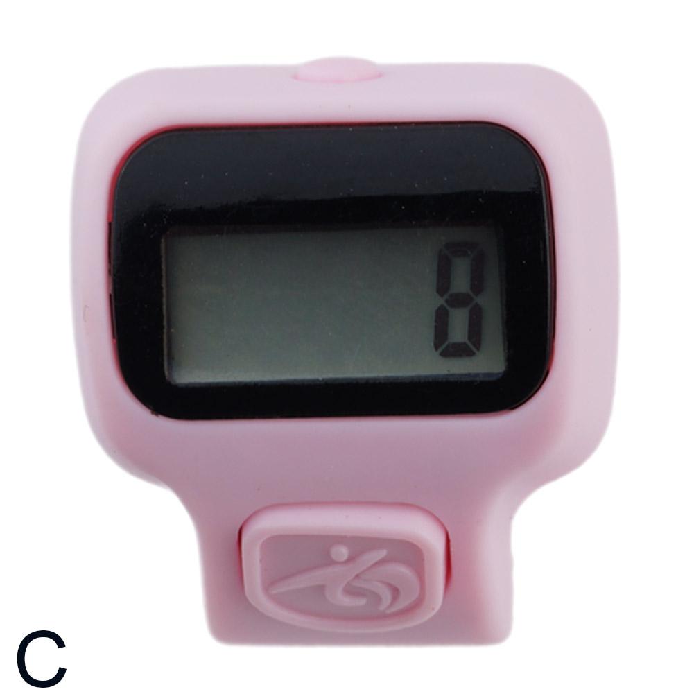 Contador de dedo con brújula, Tasbih islámico, Digital LED, contador electrónico de mano, contador de Clicker, anillo: Gris oscuro