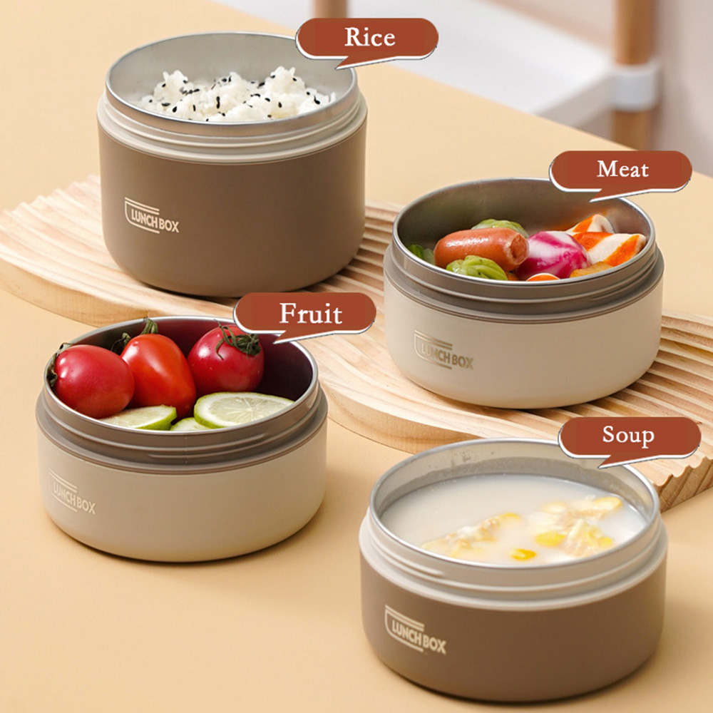 Leakproof Bento Box for Adults with Lunch Bag and Tableware Insulated Stainless Steel Lunch Box High Capacity Portable Snack Box