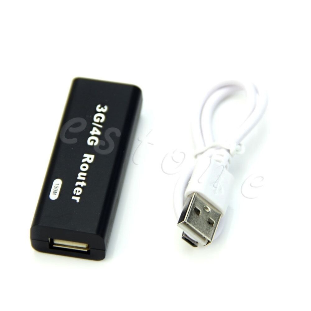 Mini Tragbare 3G/4G kabellos USB WiFi Hotspot Router AP 150Mbps Wlan Lan RJ45
