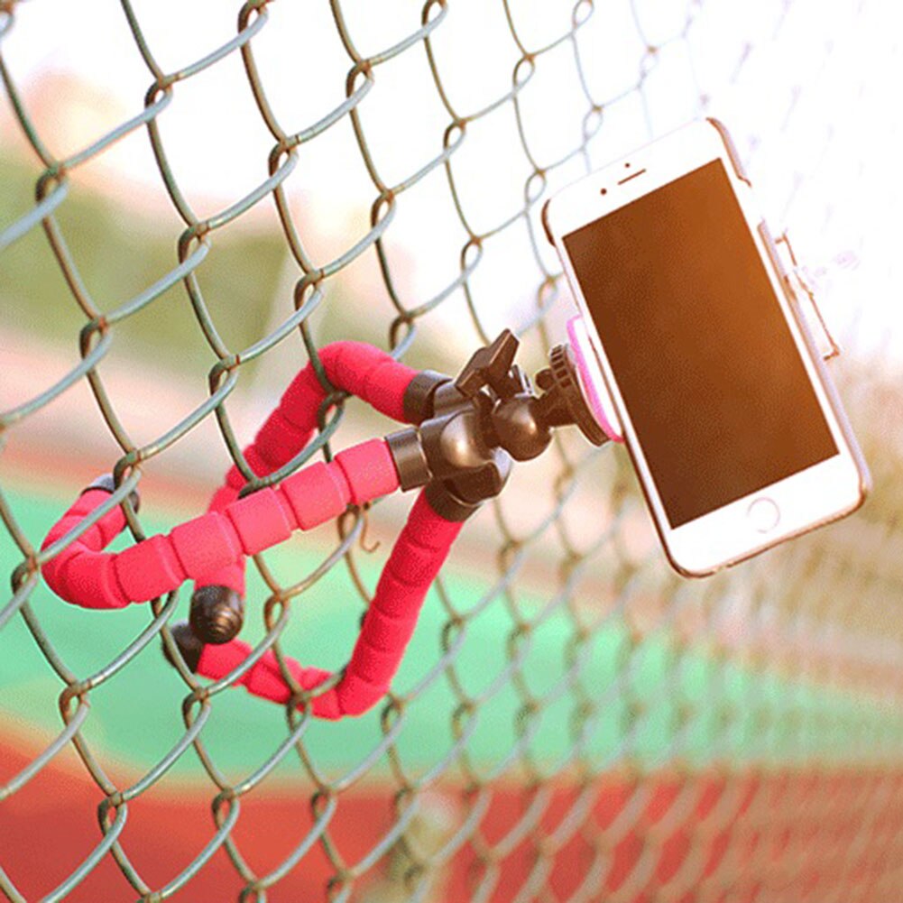 Mini tripé portátil para celular, esponja, leve, suporte qjy99 para câmera