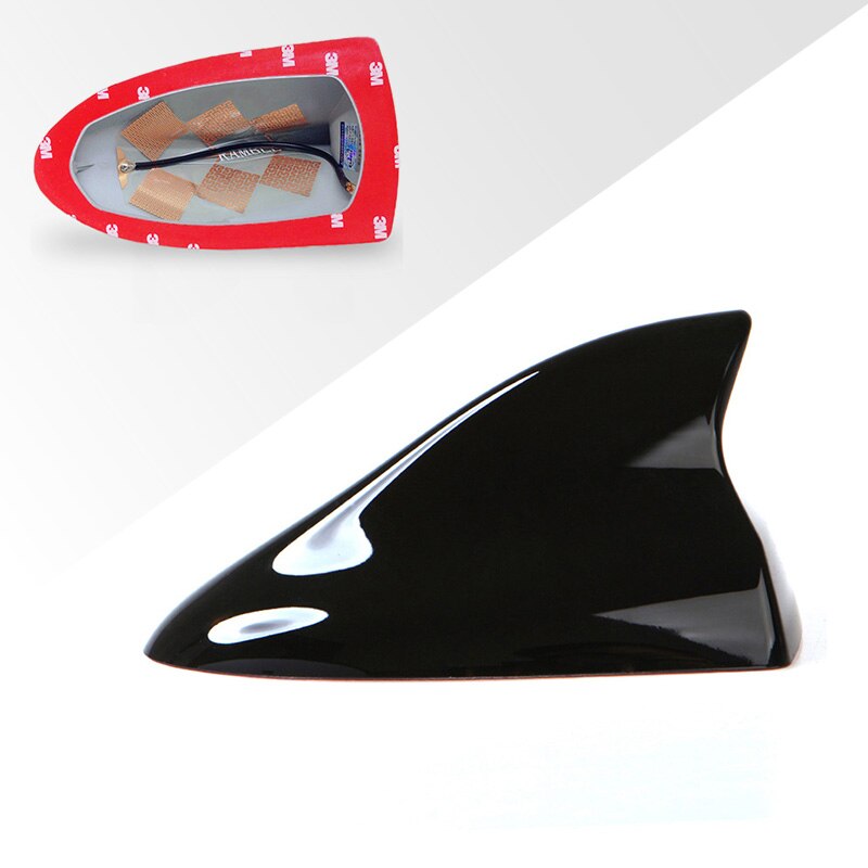 Wanderung Hai Flosse Antenne für Nissan Qashqai,Qashqai J10 NJ10 JJ10 J11, Auto Hai Flosse Antenne, zubehör 2007: Schwarz fortschrittlich Stil
