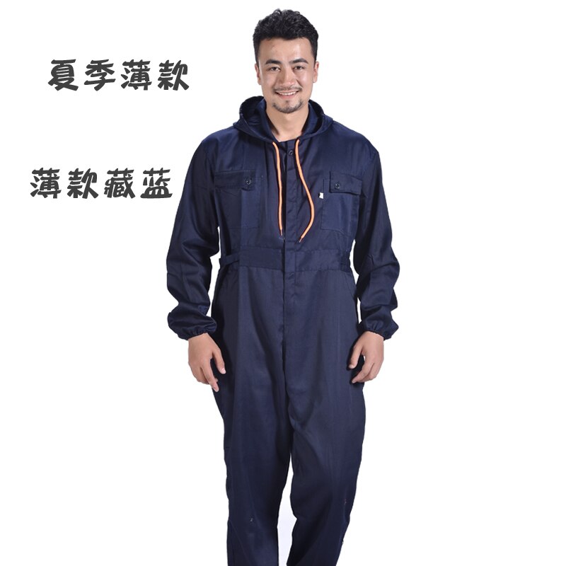 Summer thin Work overalls Male Labor protection Camouflage Jumpsuit Plus Size Tooling Uniform workwear one piece Coveralls 61406: 1 / XXXL