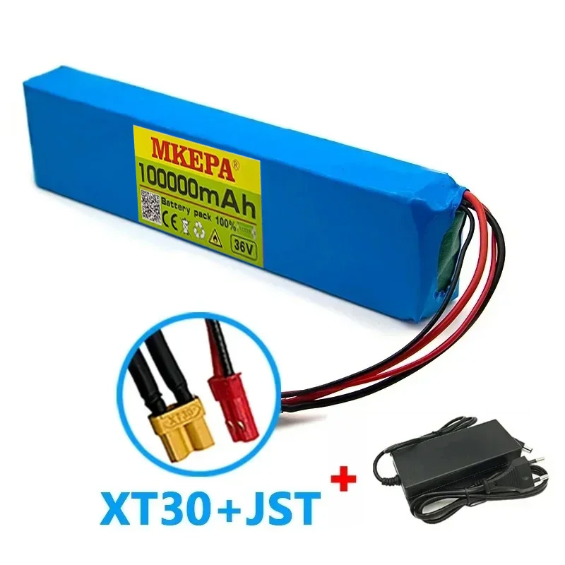 100+  km rækkevidde 36v litiumbatteripakker til elcykler og scootere・18650 celler・med bms, nemme lange ture