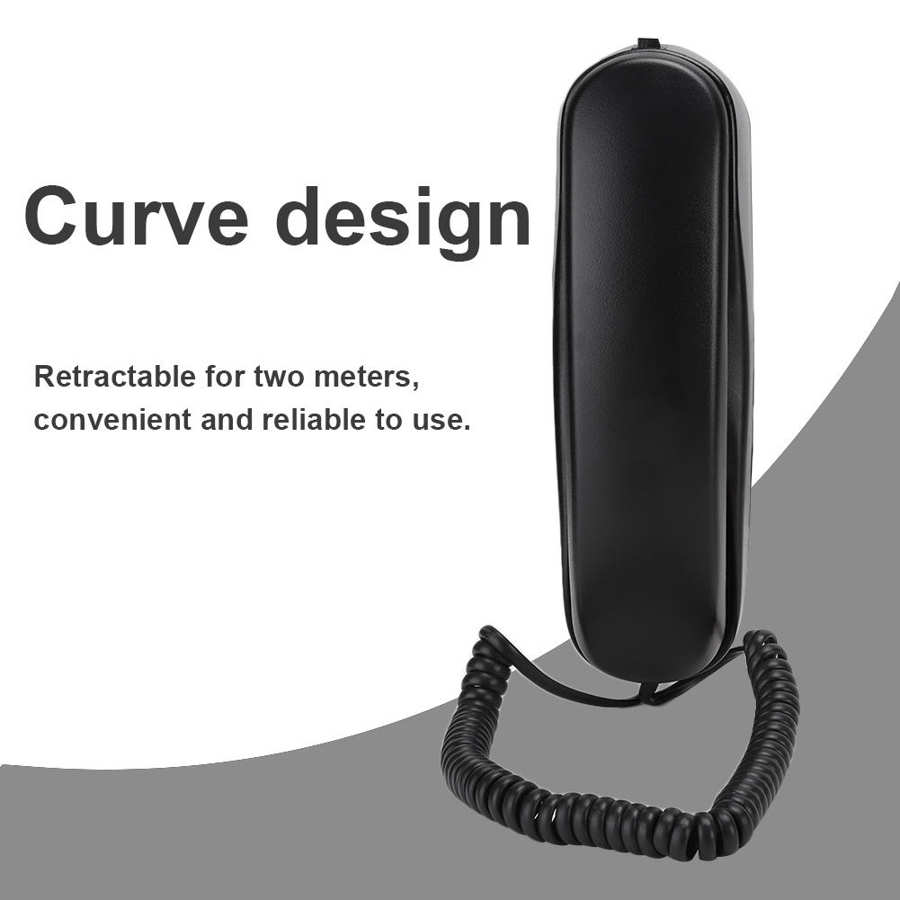 Kxt 433 engelse buitenlandse handel hangende telefoon zwart (britse telefoonlijn met willekeurige kleur) telefoon hangende telefoon