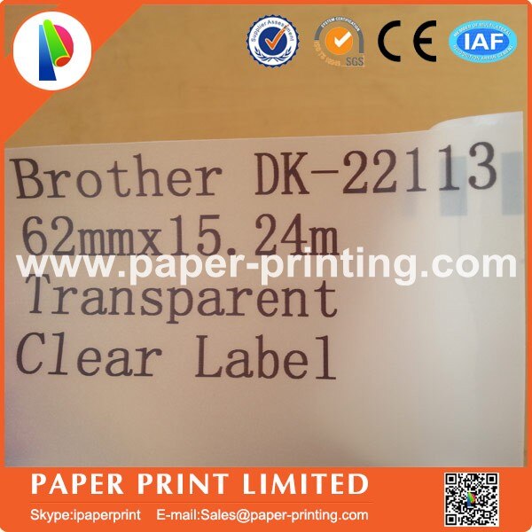 Compatibel Labels Clear Transparante Sticker Dk 22113 Dk-22113 Dk22113 Dk-2113