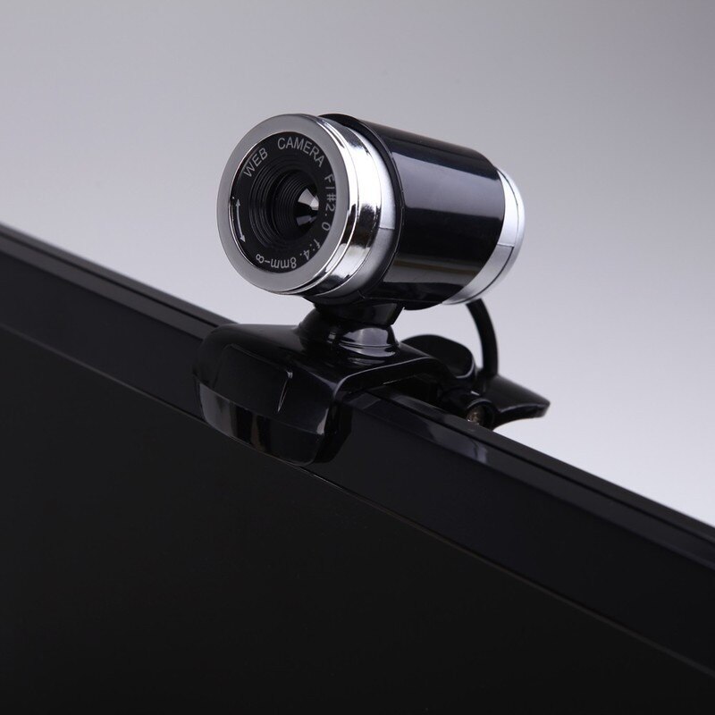 Basix Webcam Usb Webcam Webcam Camera Voor Computer Pc Laptop Desktop 640*480 Webcam Mic Clip-On voor Laptop Computer Accessoire