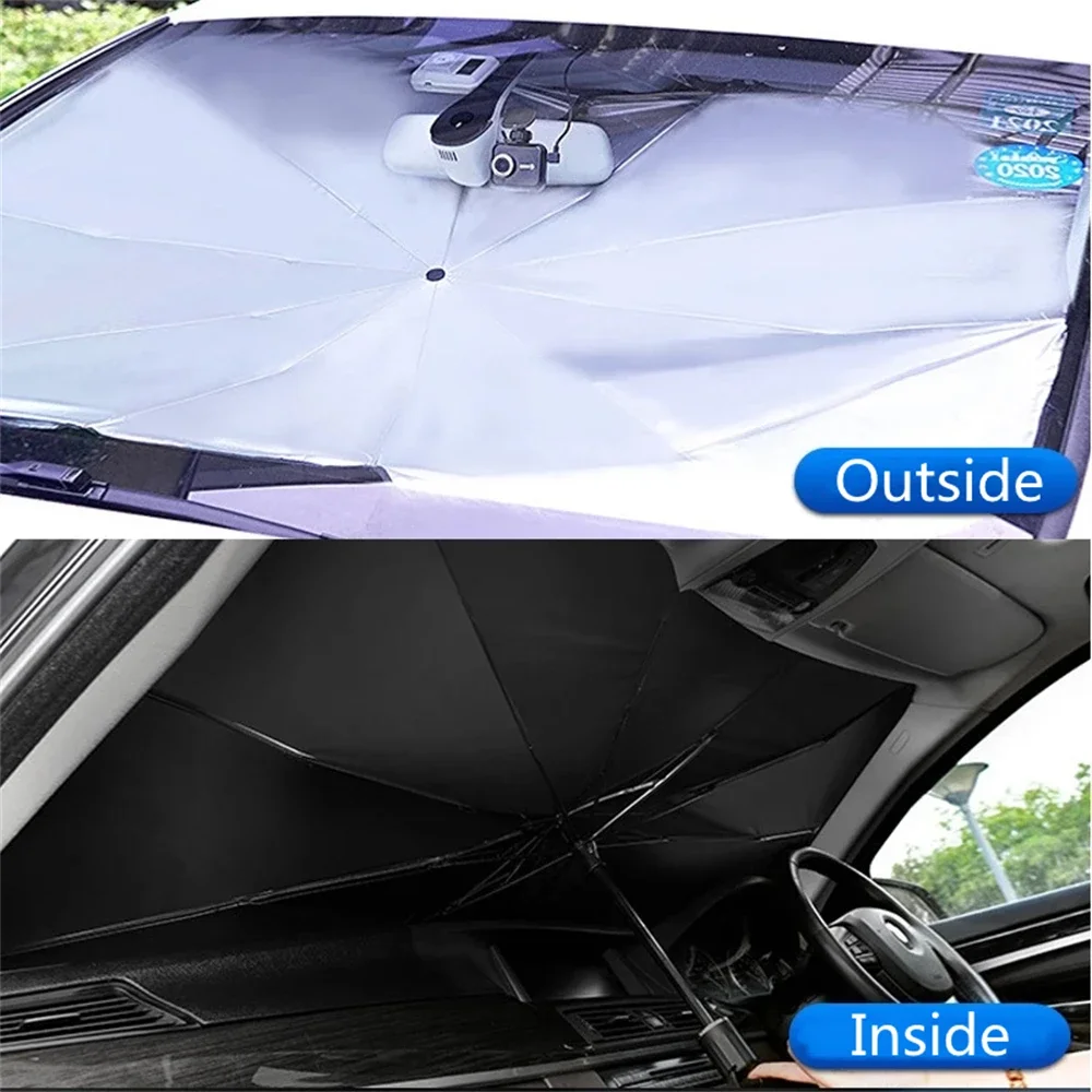 Parasoles para parabrisas de coche, Parasol Interior, cubierta parasol para coche, protección UV, parasol para coche, parabrisas delantero