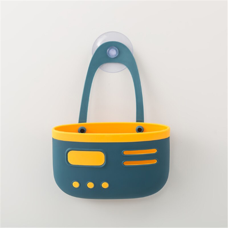 Drain Storage Hanging Basket Kitchen Small Things Utensils Shelf Plastic Saving Space Rack Bag Sink