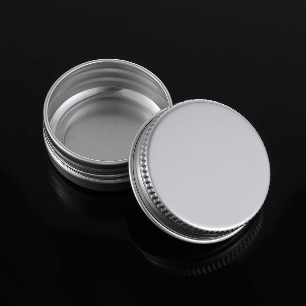 Aluminium Bottles Sample Canisters Cap Makeup Oil Wax Box Reusable Packaging Can Tin Container Cosmetic Pot Jar Upper Screw
