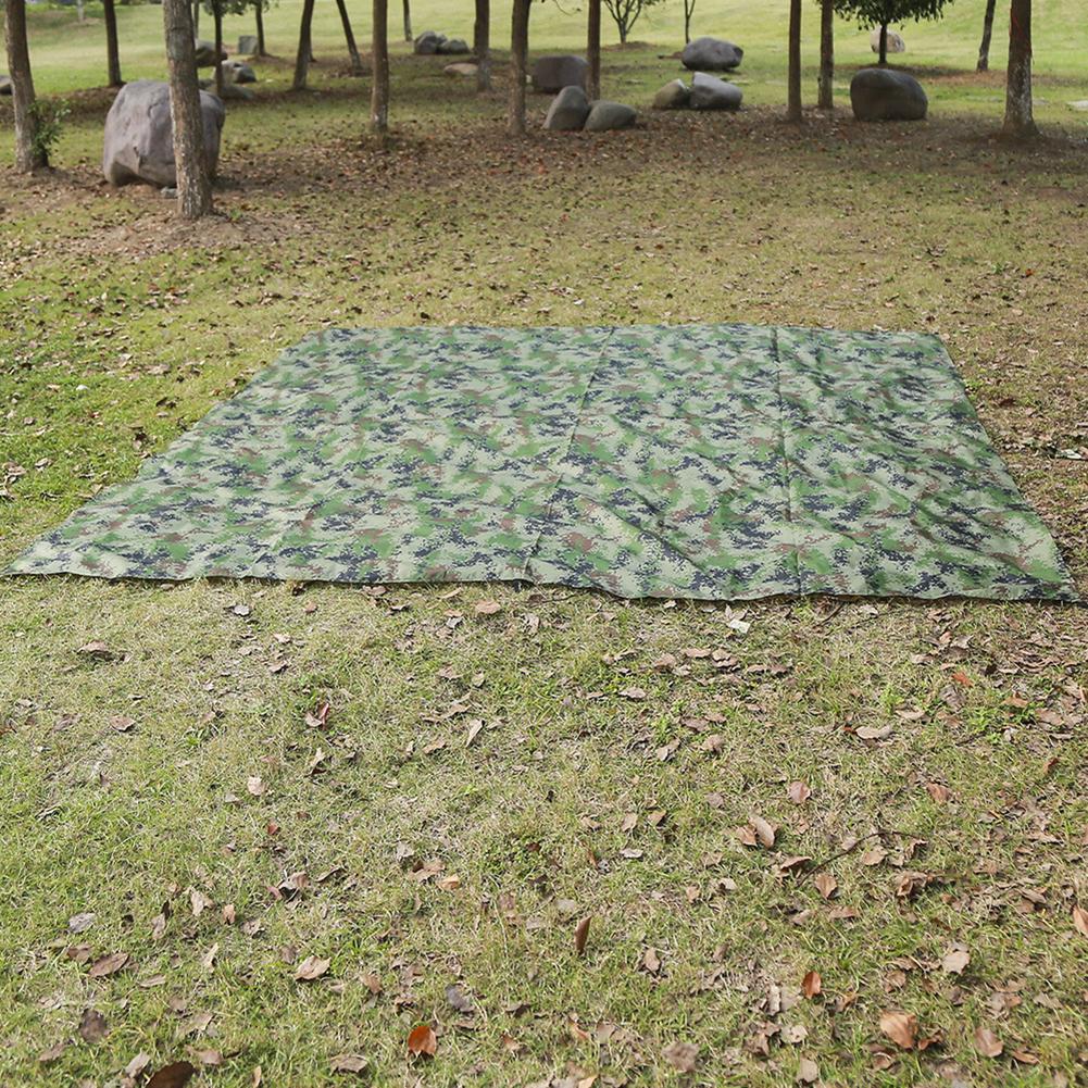 Hamaca grande impermeable para lluvia y moscas, lona ligera, portátil, impermeable, antipolvo, protección solar UV
