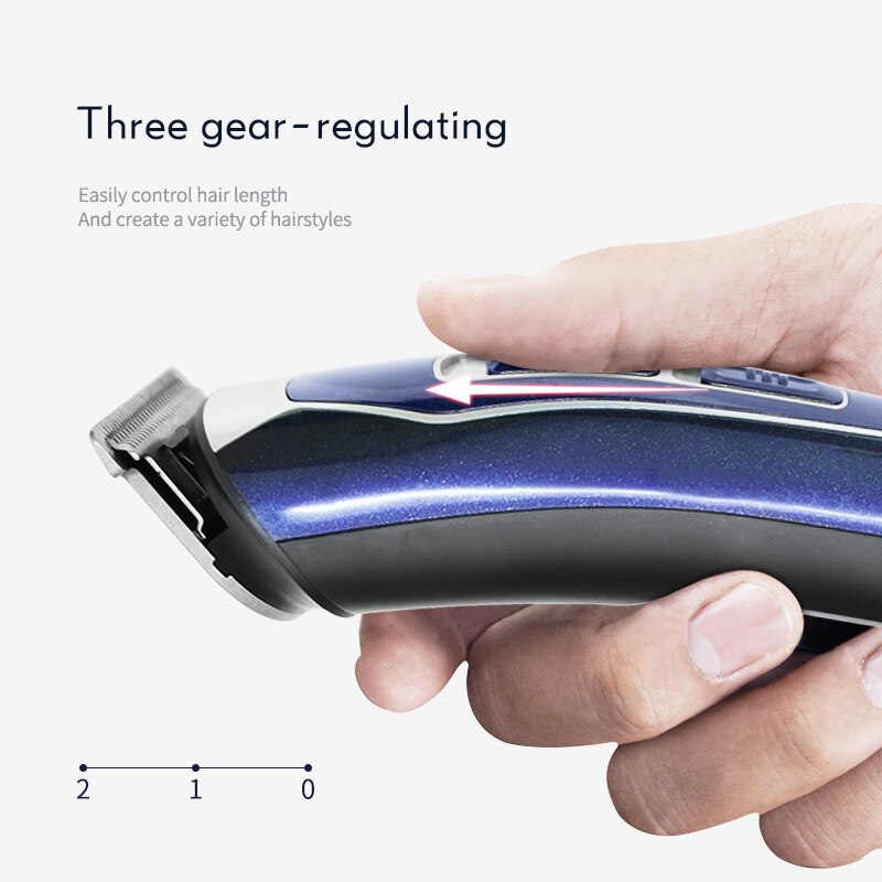 Kemei Precisie Mannen Tondeuse Low Noise Styling Trimmer Tondeuse Scheren Machine Kapper Speciale Gereedschap 45D