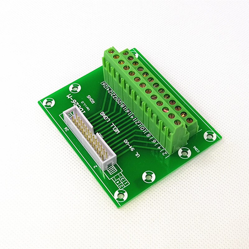 DC3 26P 2x13Pins Header Breakout Board, Terminal Block, Connector.