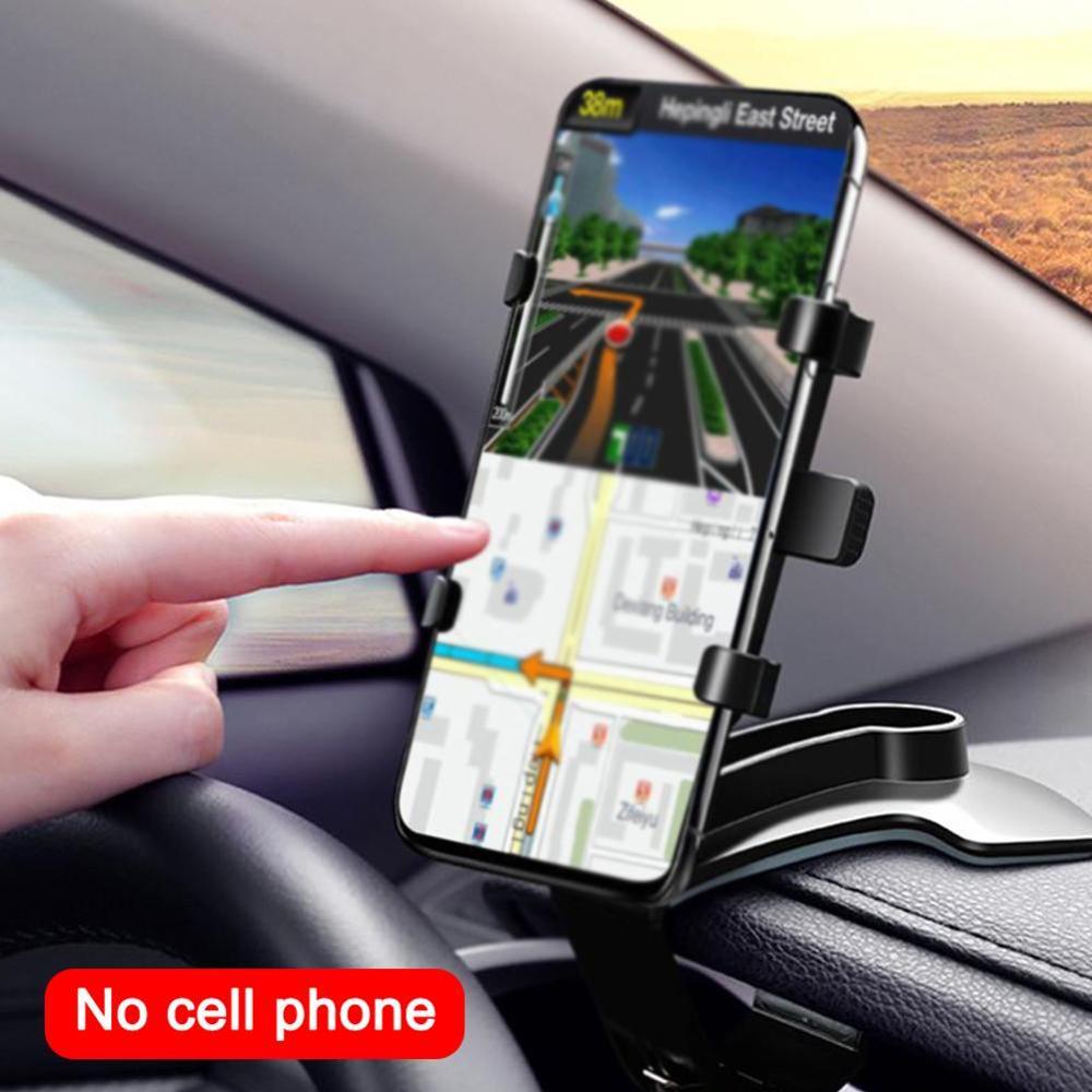 Universele Auto Telefoon Houder Gps Navigatie Dashboard Fold Stand Clip Voor Mobiele Houder Mount Houder Telefoon Telefoon Beugel M6Q4