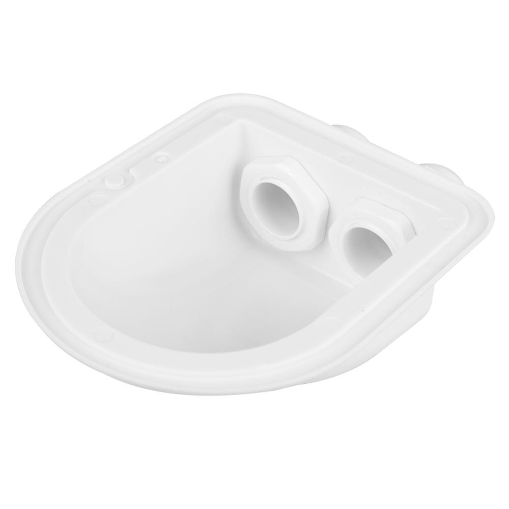 Roof Wire Entry Junction Box Waterproof Plastic Electronic Enclosure Project Box White Double Hole Rv Yacht Car Accessories