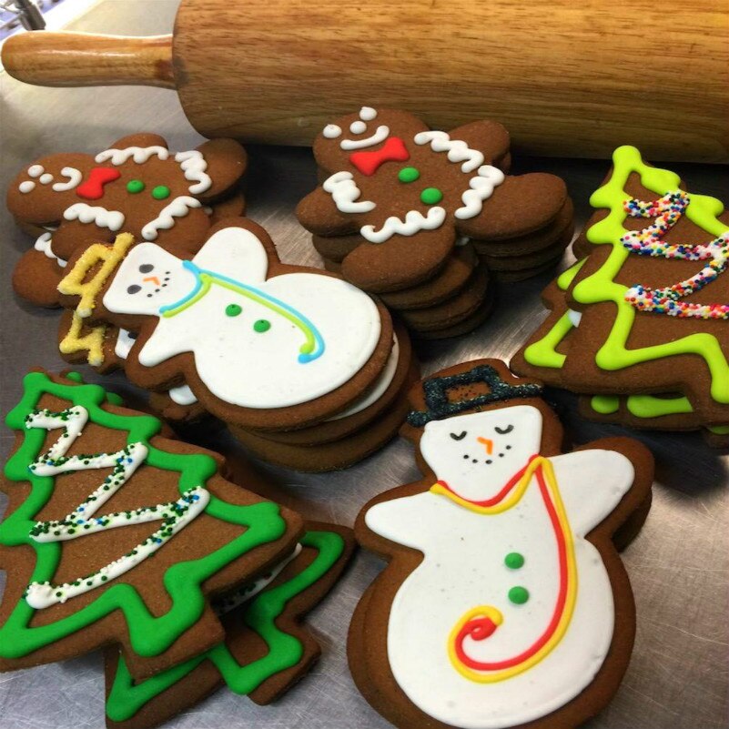 KENIAO Weihnachten Cookie Cutter einstellen-8 Stück-Fondant/Gebäck/Brot/Sandwich/Keks Cutter- edelstahl