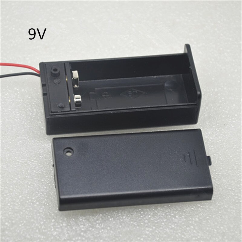 1pc 9 volt Box Pack Power Toggle Schwarz 9V Batterie Halter mit ON/OFF Schalter