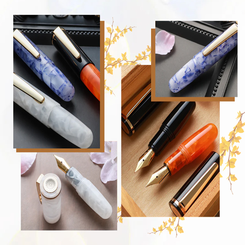 Mini pluma estilográfica, pequeña y Linda, se puede llenar con tinta para escribir.