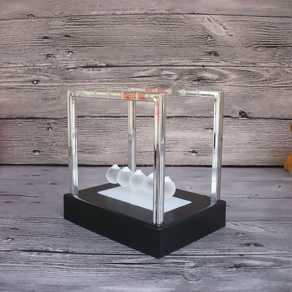 Luminous Ground Pendulum Newton Cradle Balance Ball for Desktop Decoration Ornaments Physics Science Pendulum