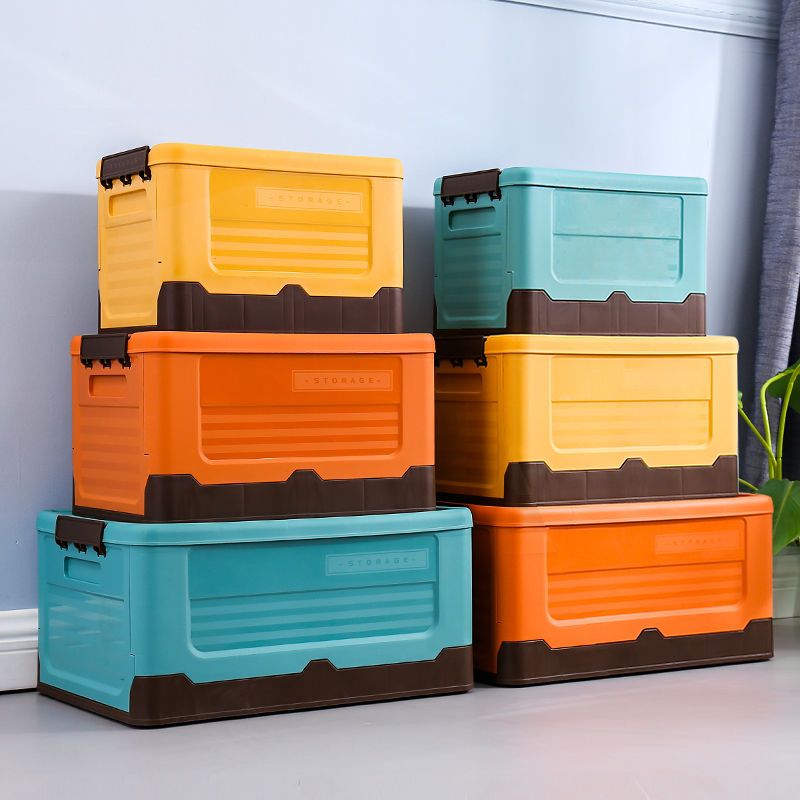 Opvouwbare Opbergdoos Multifunctionele Plastic Organizer Container Grote Capaciteit Organizer Boxen Huishoudelijke Diversen Opberggereedschap